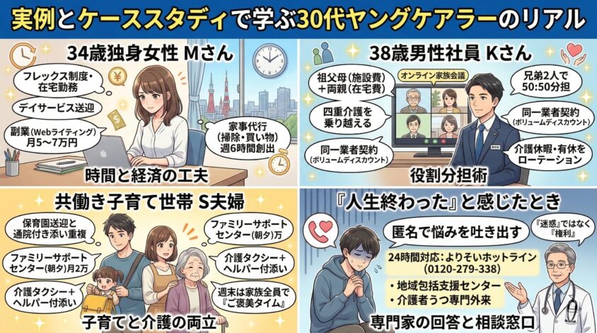 実例とケーススタディで学ぶ30代ヤングケアラーのリアル