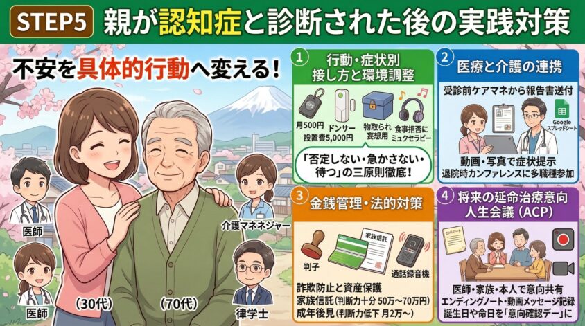 STEP5 親が認知症と診断された後の実践対策