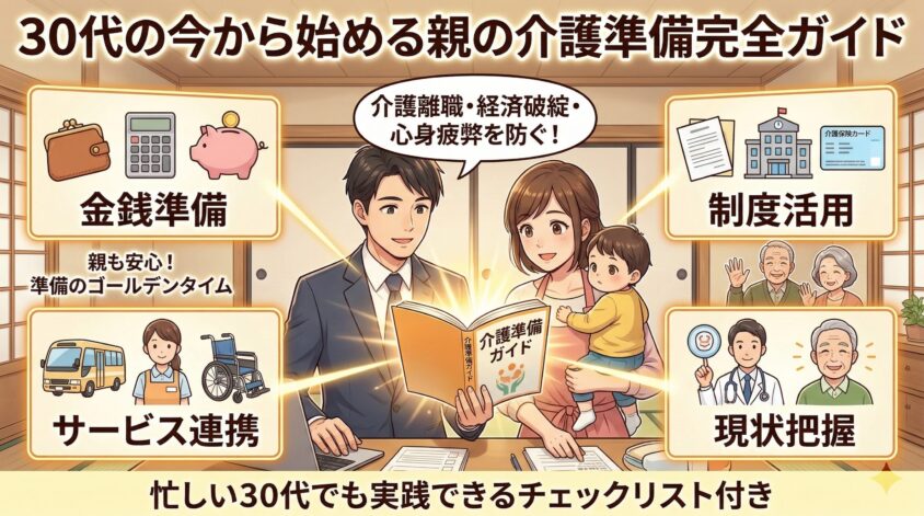 30代の今から始める親の介護準備完全ガイド