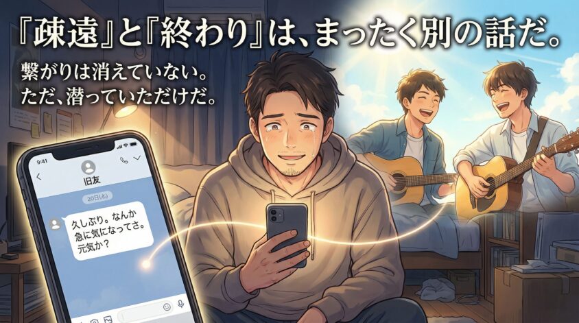 「疎遠」と「終わり」は、まったく別の話だ