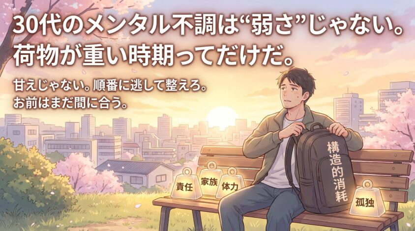 まとめ：甘えじゃない。順番に逃して整えろ