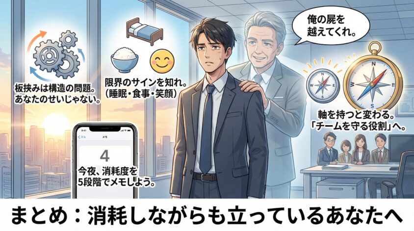 まとめ：消耗しながらも立っているあなたへ