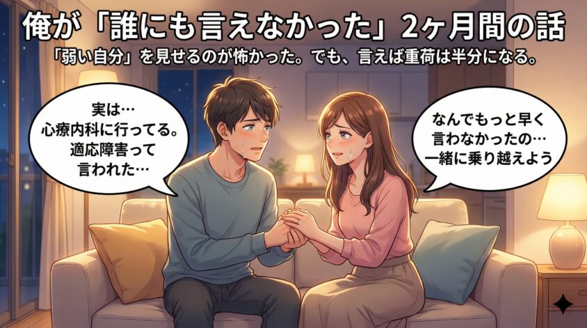 俺が「誰にも言えなかった」2ヶ月間の話
